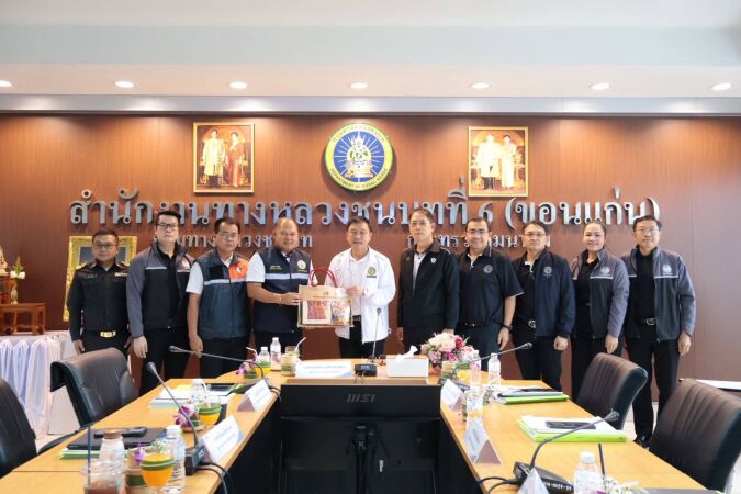 ร่วมให้การต้อนรับ นายผดุงศักดิ์ สรุจิกำจรวัฒนะ  ผู้ตรวจราชการกระทรวงคมนาคม  พร้อมคณะฯ  และประชุมบรรยายสรุปผลการดำเนินงานของห